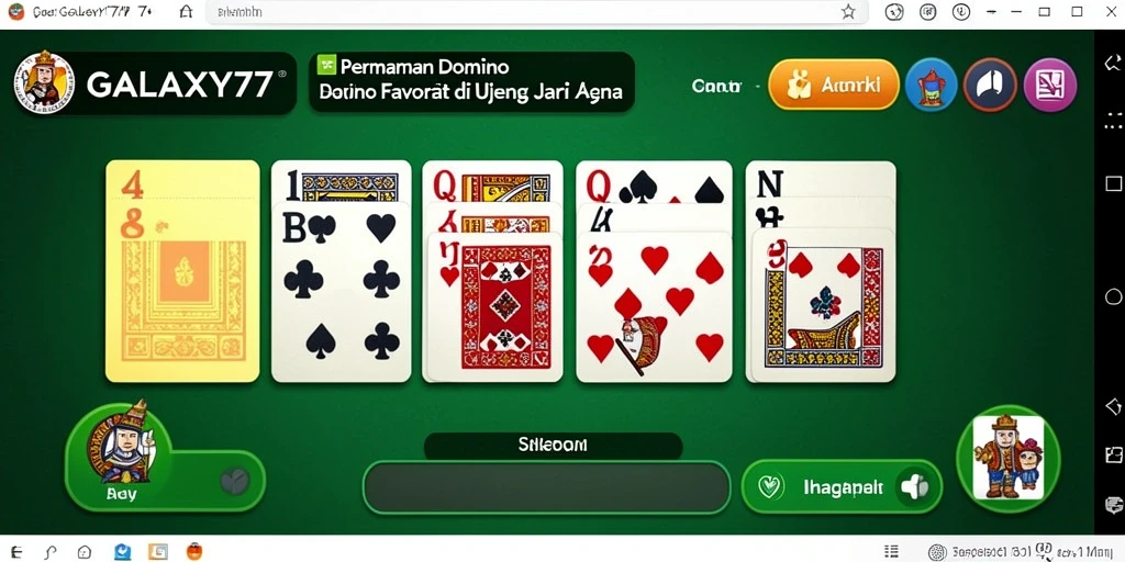 Tampilan gameplay seru GALAXY77 dengan grafik menarik.