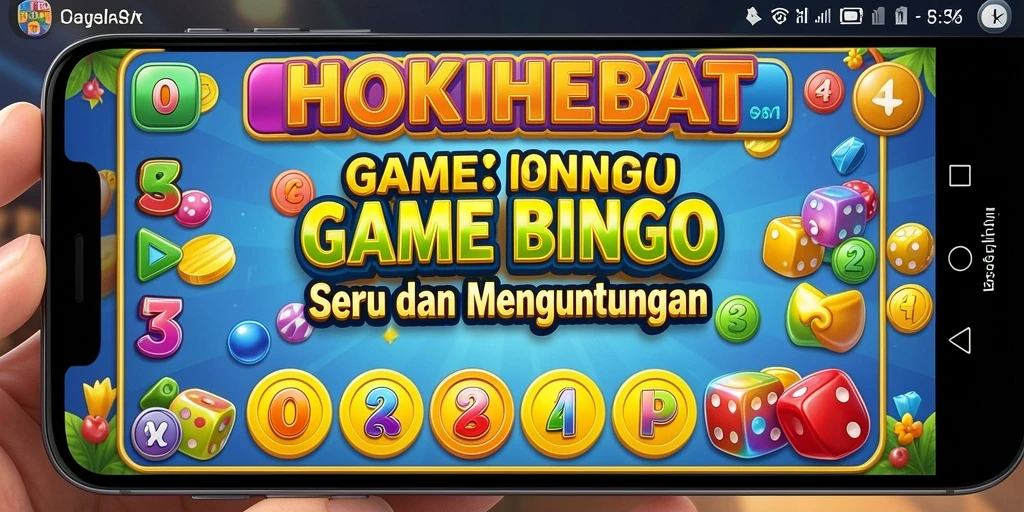 Tampilan gameplay Bingo HOKIHEBAT yang menarik dan mengasyikkan.