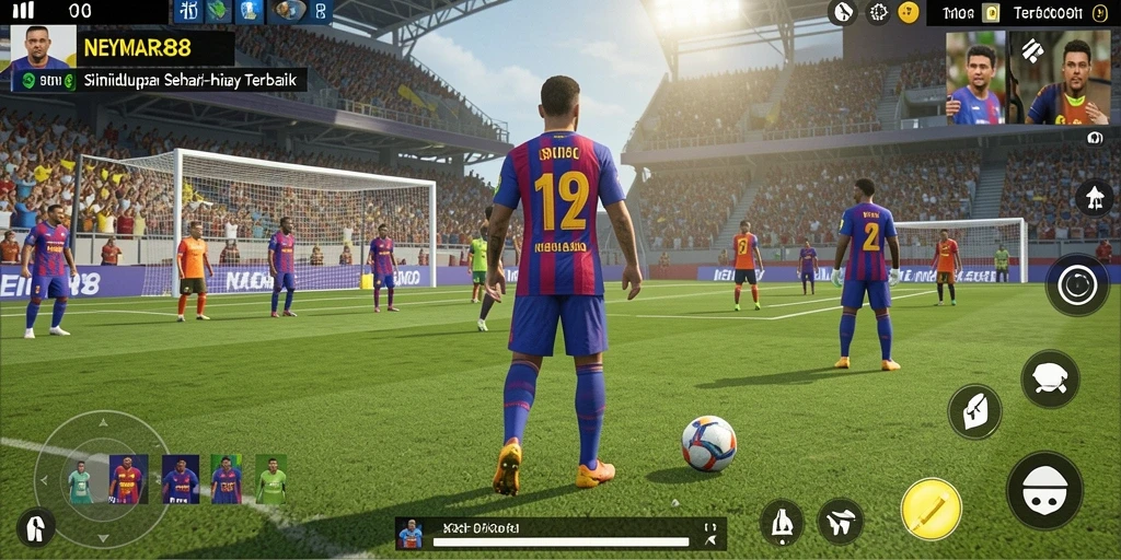 Tampilan gameplay NEYMAR88 yang menarik dan penuh warna.