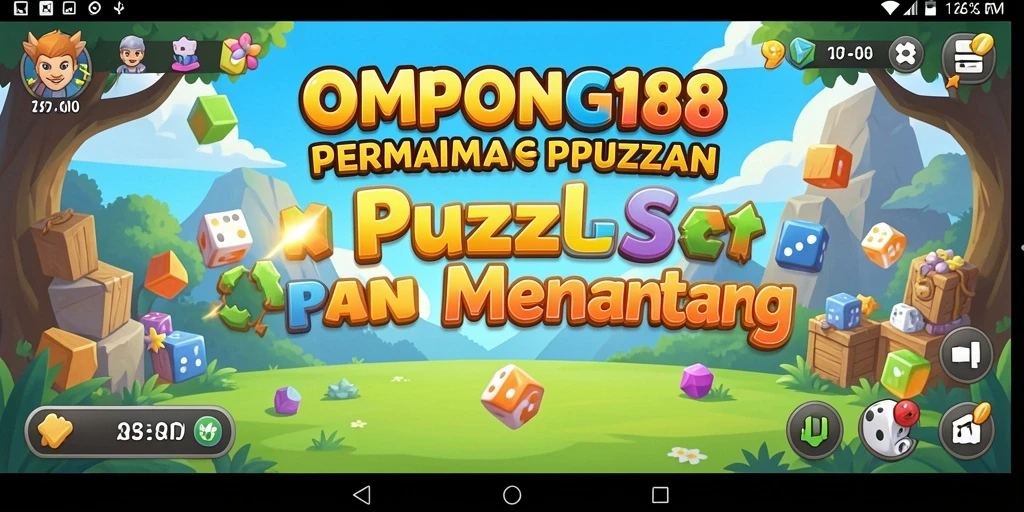 Tampilan gameplay OMPONG188 dengan puzzle menarik.