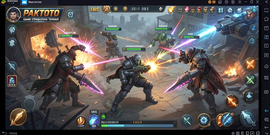 Tampilan gameplay mendebarkan dari PAKTOTO dalam aksi SLG.