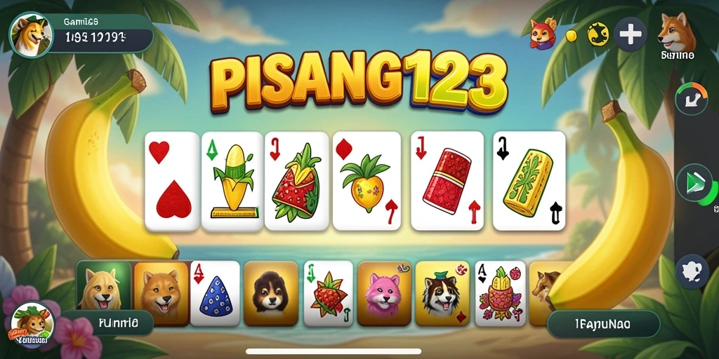 Tampilan gameplay PISANG123 dengan papan domino yang menarik dan interaktif.