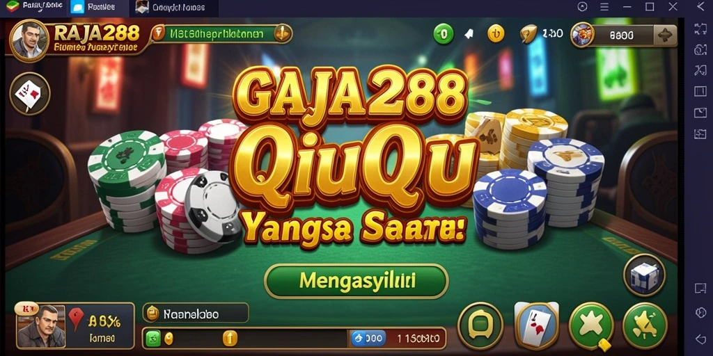 Tampilan menarik gameplay QiuQiu RAJA288.