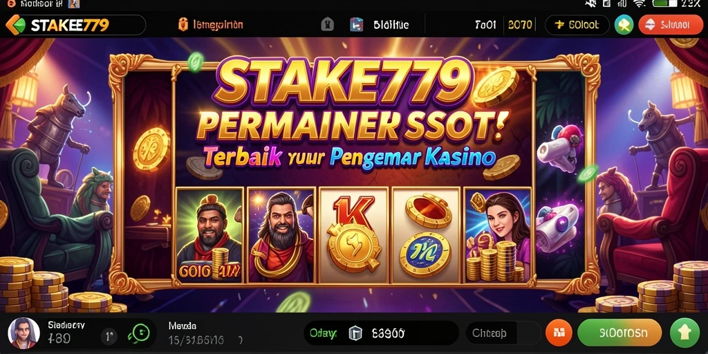 Menampilkan gameplay Slot yang mengasyikkan dan mendebarkan.