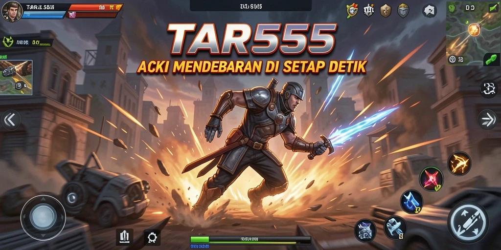 Gameplay TAR555 yang seru dan mendebarkan.