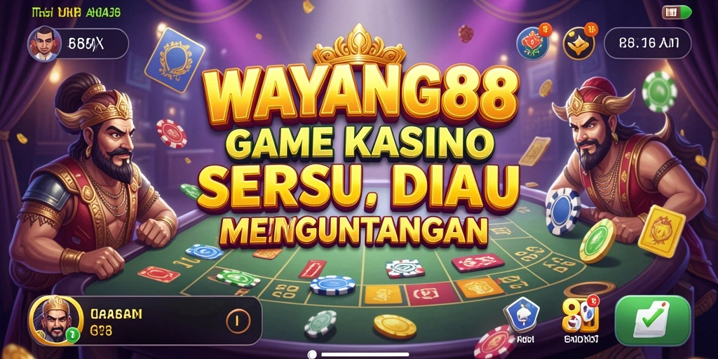 Tampilan utama WAYANG88 dengan gameplay Kasino yang mengasyikkan.
