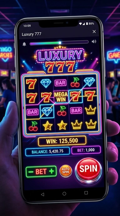Tampilan antarmuka intuitif dari luxury777.